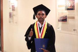 son of migrant workers